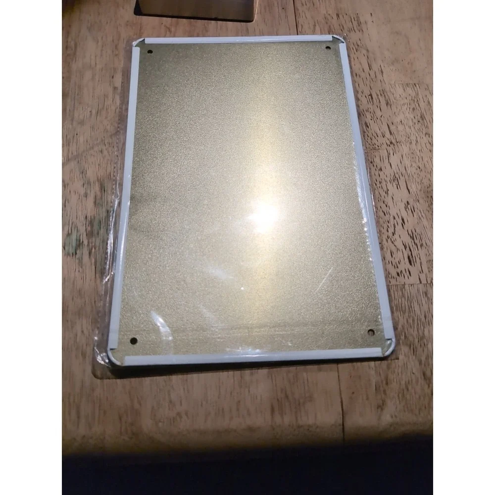 Grow Positive Thoughts-Steel Decor Sign 12x8 See Pics‎ Slight Dents